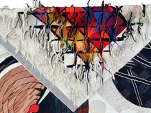 Load image into Gallery viewer, Vintage Tapestry Art Nouveau Abstract 5x8 Rug Aubusson 152cmx244cm Signed C.1985
