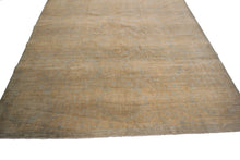 Load image into Gallery viewer, 9x12 Vintage Turkish Oushak Beige Area Rug Distressed Neutral Handmade Oushak
