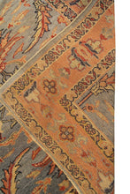 Load image into Gallery viewer, 5x7 Rare Antique Traditional Oriental Rug Ziegler Rug 135cmx198cm Blue C.1880
