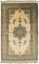 Load image into Gallery viewer, Vintage Silk Hereke Kaysari Fine 100% Silk High Quality 1960 Museum Quality 3x5
