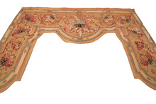 Load image into Gallery viewer, 4x7 *Rare Antique French Tapestry &quot;Entre Fenetres&quot; Gold  (122cm x 196cm) C.1880
