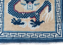 Load image into Gallery viewer, 2x13 1900 Antique Chinese Ninghshia Peking Rare Dragon Rug Tapestry 64cm x 391cm
