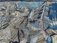 Load image into Gallery viewer, 18th C Rare Antique French Aubusson Tapestry 252cm x 287cm Wool &amp; Silk Isaac 8x9
