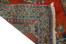 Load image into Gallery viewer, 3x4 Antique Traditional Oriental Rug HandmadeTapestry  Red C.1900
