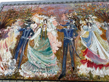 Load image into Gallery viewer, Vintage European Tapestry Art Nouveau Dance Celebration Tapestry 7x10 203x292cm
