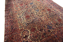 Load image into Gallery viewer, Estate Antique Rug Mohajeran Rug Rare 9X12 Wool Gold 274cmx365cm C.1890   9&#39;x12&#39;
