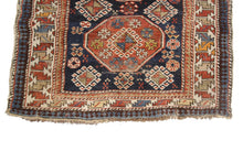 Load image into Gallery viewer, 3x5 Authentic Antique Caucasian Shirvan Rug Geometric Wool Foundation C.1890
