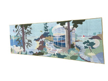 Load image into Gallery viewer, 3x8ft 1967 Phillips Pilot Rock Tapestry Yacht Club Rare Needlepoint 89cm x 249cm

