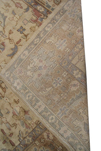 Antique Oushak Handmade Carpet Oushak 8x11 Wool Rug 249cm x 295cm