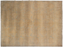 Load image into Gallery viewer, 9x12 Vintage Turkish Oushak Beige Area Rug Distressed Neutral Handmade Oushak

