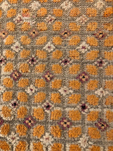 Load image into Gallery viewer, 3x5Rare Antique Tibetan Rug Fine Carpet Gold Circa 1900 Rug
