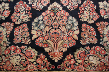 Load image into Gallery viewer, Antique Rug Exquisite Mohajjeran Handmade Rug Navy 1920 Authentic 9x12
