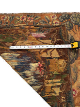 Load image into Gallery viewer, 3x5 Antique English Needlepoint Tapestry Wool &amp; Silk  82cm x 158cm c.1920
