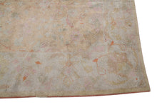 Load image into Gallery viewer, 6x9 Handmade Antique Vegetable Dye Beige Oushak Authentic Cotton Agra Rug 1920  
