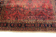Load image into Gallery viewer, 11x20 Rare Antique Rug Fine Manchester Wool Rug    340cmx610cm  C.1890
