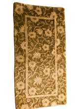 Load image into Gallery viewer, Vintage Rug Fine Tibetan Rug Handmade Rug Olive Gold 2x4 C.1970 2&#39;x4&#39; rug
