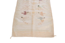 Load image into Gallery viewer,  3x5 Antique Navajo Design Rug Flatwoven Rare Geometric Tree of Life  Tapestry
