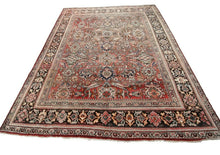 Load image into Gallery viewer,  8x10 Antique Mahal Sultanabad Rug Geometric Red Antique Rose Traditional 
