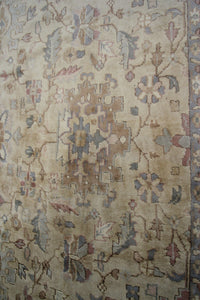  8x11 Antique Oushak Handmade Carpet Oushak Wool Rug 249cm x 295cm