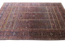 Load image into Gallery viewer, 12&#39;x20&#39; Exceptional Antique Handmade Rug Vase Masterpiece Purple Red Kork 1890
