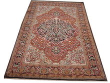Load image into Gallery viewer, 4x7 Vintage Rare Fine Silk Handmade Rug Tree Of Life Quality Red 122cmx198cm 
