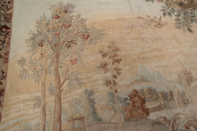 Load image into Gallery viewer, 7x9 Antique Flemish Tapestry Fine Wool &amp; Silk Tapestry Rare Tapestry  c.1850
