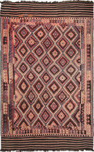 Load image into Gallery viewer, Antique Tribal Kelim Flatwoven Kelim Geometric Rug 10x16 310cm x 472cm C.1920
