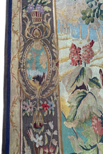 Load image into Gallery viewer, 7x9 Antique French Tapestry  Art Nouveau Antique Tapestry 208cm x 257cm  c.1900
