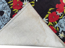 Load image into Gallery viewer, Antique English Needlepoint Tapestry Elephants 3x5 Black  102cm x 145cm C.1930
