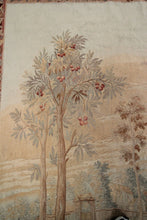 Load image into Gallery viewer, Antique Flemish Tapestry Fine Wool &amp; Silk Oversize Tapestry Handwoven Rare 7x9
