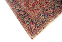 Load image into Gallery viewer, 11x19 Exceptional Antique Rug Mohajeran Fine Agra Rug Geometric Red c.1920 
