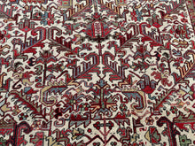 Load image into Gallery viewer, Antique Herriz Serrapi Rug Geometric 8x10 Handmade Rug 254cmx305cm c. 1920
