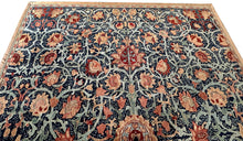Load image into Gallery viewer, Vintage European Arts &amp; Crafts Rug Donegal Design Blue 300cmx359cm 10x12 C.1950

