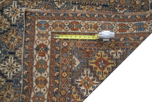 Load image into Gallery viewer, 4x5 Antique Shirvan Caucasian Rug Tribal Geometric Rug 122cmx147cm Blue C.1880
