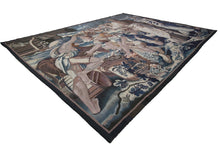 Load image into Gallery viewer, Noah&#39;s Ark Large Handwoven Tapestry Vintage Handwoven Aubusson 8x10 244cm x315cm
