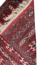 Load image into Gallery viewer, 4x8Antique Ersari Turkoman Rug Antique Tribal Rug Antique Geometric Overall 
