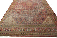 Load image into Gallery viewer, 10&#39;x14&#39; Pre-1900 Antique Oritental Rug Artisan Handmade ©&quot;Shabby Chic Pile 1880
