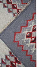 Load image into Gallery viewer, Vintage European Rug Hand Woven Geometric Tapestry 6x9 183cm x 275cm
