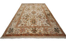 Load image into Gallery viewer, 9x12 Amazing Vintage Authentic Turkish Oushak Rug Fine Rug Beige 264cmx351cm 
