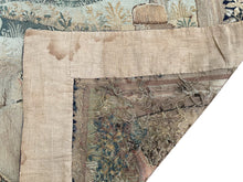 Load image into Gallery viewer, 5x9 Antique French Tapestry Signed Figural Tapestry Verdure 152cmx269cm c.1900
