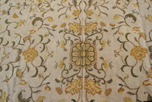 Load image into Gallery viewer, Vintage Flatwoven European Needlepoint Geometric Overall Wear &amp; Tear 9x16
