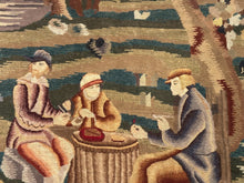 Load image into Gallery viewer, 3x5ft Antique English Tapestry Needlepoint 1920  Verdure Tapestry 99x148cm
