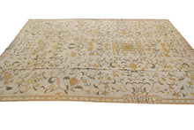 Load image into Gallery viewer, Vintage Flatwoven European Needlepoint Geometric Overall Wear &amp; Tear 9x16
