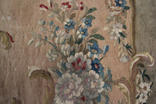 Load image into Gallery viewer,  5X8 Antique French Tapestry Fine Wool &amp; Silk Beige C.1870 158cm x249cm 
