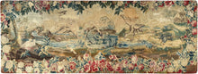 Load image into Gallery viewer,  2x6 18th Century  Antique Flemish Tapestry Bird Verdure Wool &amp; Silk  61cmx165cm
