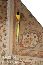 Load image into Gallery viewer, 9x12 Vintage Authentic Turkish Oushak Rug Rare Arts &amp; Crafts Beige 269cmx350cm 
