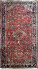 Load image into Gallery viewer, 11X19 Antique Mahaal Sultaanabad Rug Antique Rug Rust 323cm x 581cm c.1880

