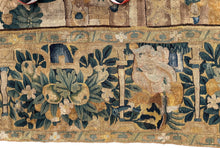 Load image into Gallery viewer, 10x13 17th.C Antique Flemish Tapestry Rare Historical Wool &amp; Silk 312cmx396cm

