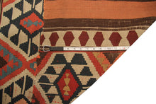 Load image into Gallery viewer, Two Antique Caucasian Shirvan Kelims Rugs 4x5 112x135cm Flat Woven 4x4 97x114cm
