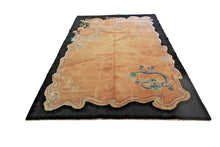 Load image into Gallery viewer, Vintage Art Deco Rug 8x10 Dragon Chinese Wool Carpet 244cmx305cm Pink 
